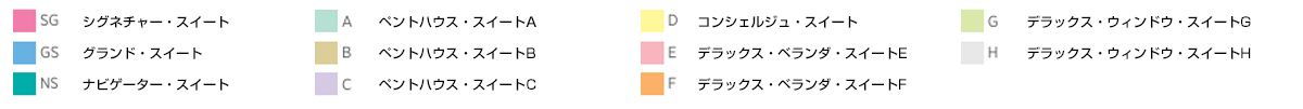 セブンシーズ ナビゲーター - カラーチャート